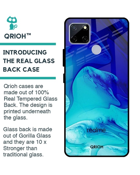 Shop Raging Tides Printed Premium Glass Cover for Realme C12 (Shock Proof, Lightweight)-Back
