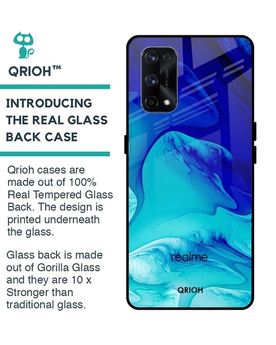 Shop Raging Tides Printed Premium Glass Cover for Realme X7 Pro (Shock Proof, Lightweight)-Back