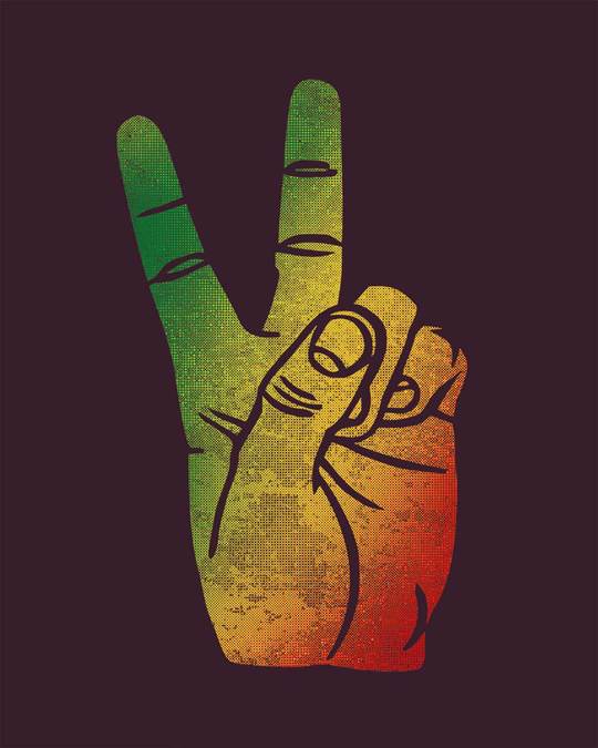 peace hand shirt