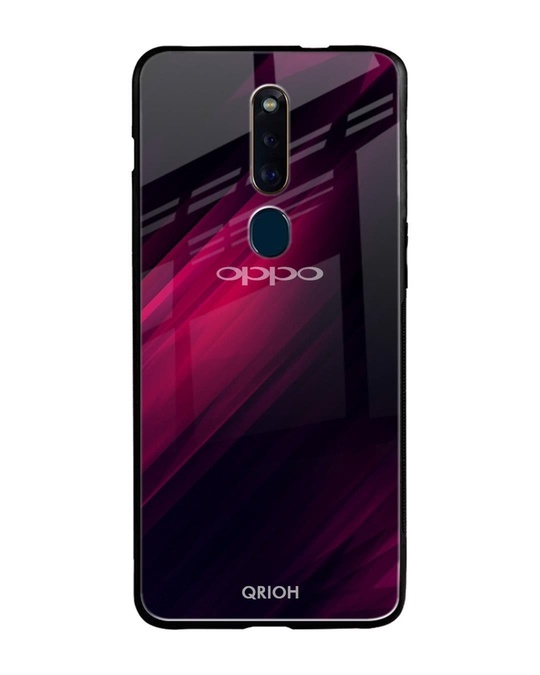Shop Razor Printed Premium Glass Cover for Oppo F11 Pro (Shock Proof, Lightweight)-Front