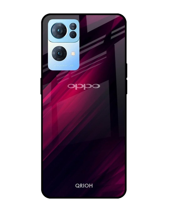 Shop Razor Printed Premium Glass Cover for Oppo Reno 7 Pro 5G (Shock Proof, Lightweight)-Front