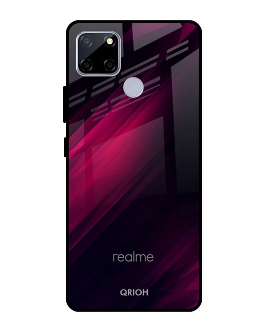 Shop Razor Printed Premium Glass Cover for Realme C12 (Shock Proof, Lightweight)-Front