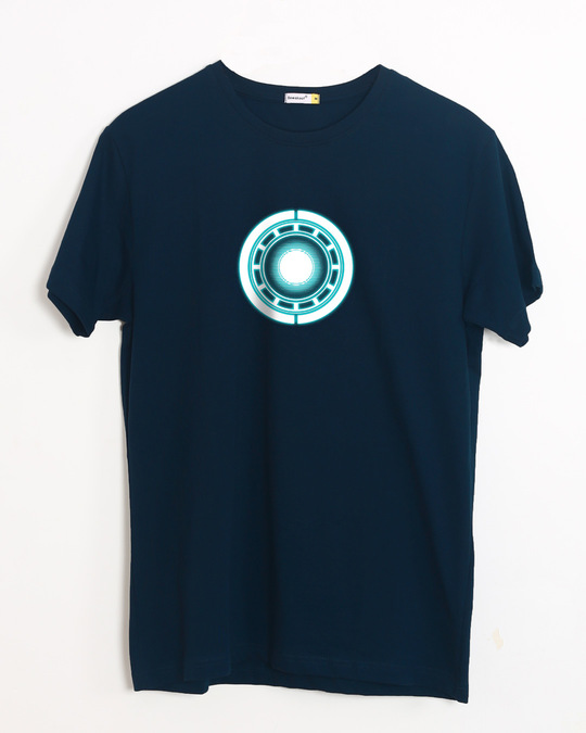 Buy Real Arc Reactor Glow In Dark Half Sleeve T-Shirt (AVL) for Men ...