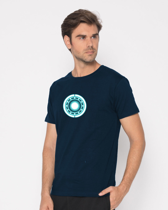 Buy Real Arc Reactor Glow In Dark Half Sleeve T-Shirt (AVL) for Men ...