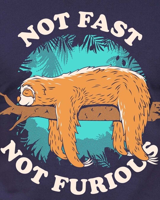 Shop Not Fast Furious Cotton Half Sleeves T-Shirt