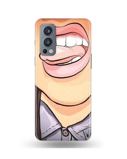 Shop Tounge Twister 3d Designer Hard Back Cover For Oneplus Nord 2-Front