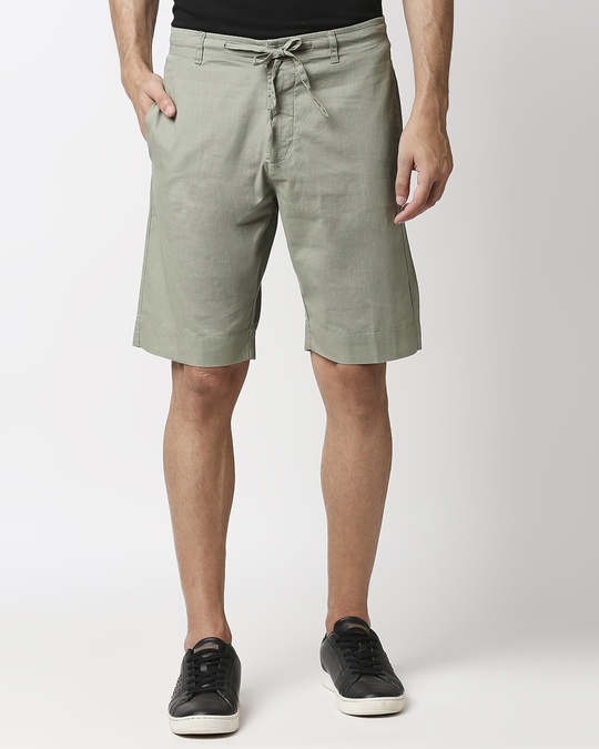 buy-sage-green-comfort-shorts-for-men-green-online-at-bewakoof