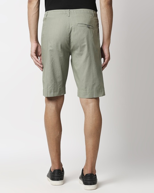 Buy Sage Green Comfort Shorts for Men green Online at Bewakoof