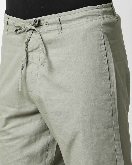 Buy Sage Green Comfort Shorts for Men green Online at Bewakoof