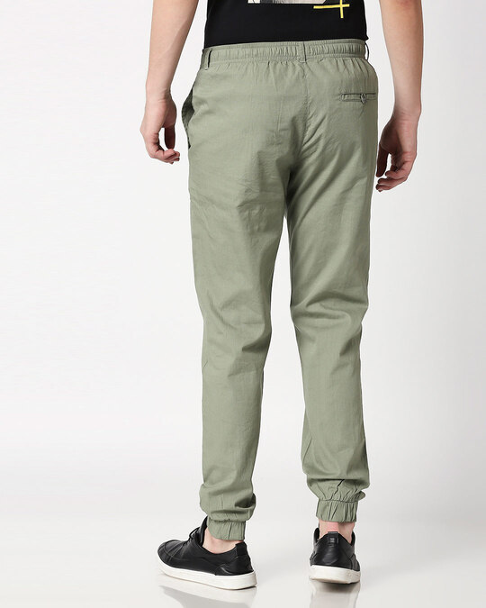 sage green joggers