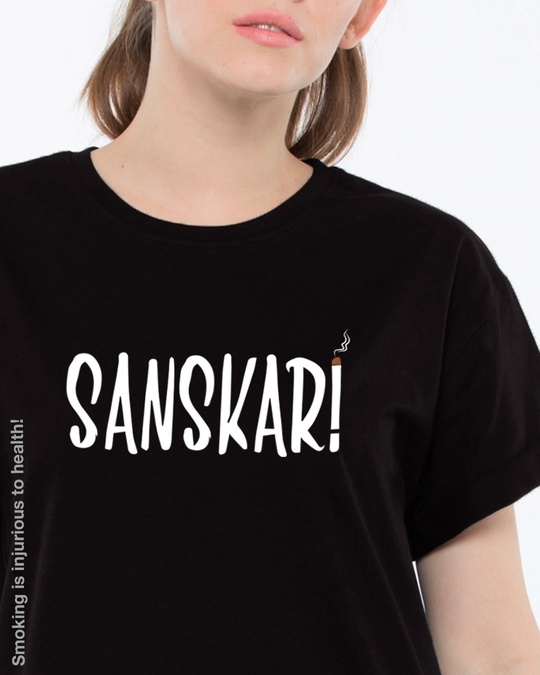 Buy Sanskari Boyfriend T Shirt Online at Bewakoof