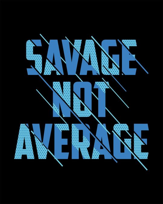 Shop Savage Not Average Boyfriend T-Shirt-Full