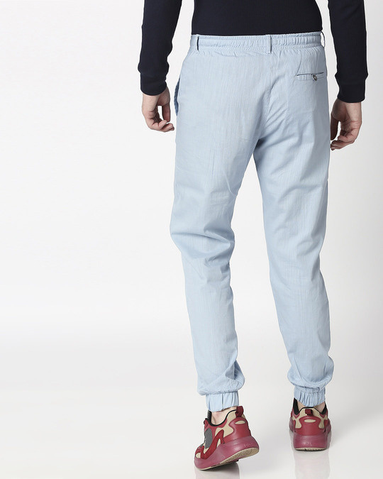 sky blue jogger pants