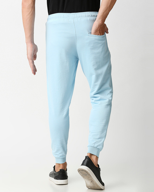 sky blue jogger pants