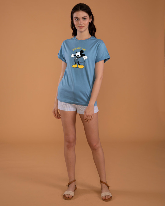 Shop Sleepy Mickey Boyfriend T-Shirt (DL)-Design