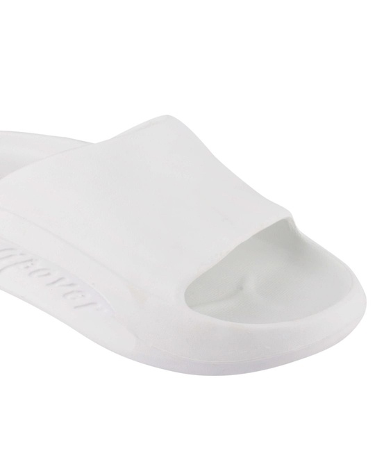 Shop Plain White Casual Lightweight Soft Trendy Flip Flop For Women-Back