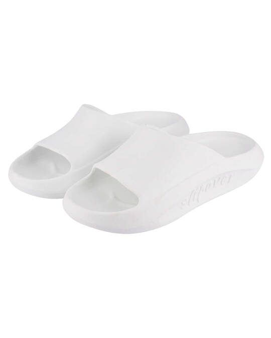 Shop Plain White Casual Lightweight Soft Trendy Flip Flop For Women
