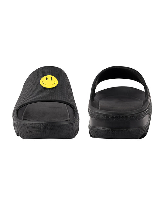 Shop Smile Black Casual Lightweight Trendy Flip Flop For Men-Design