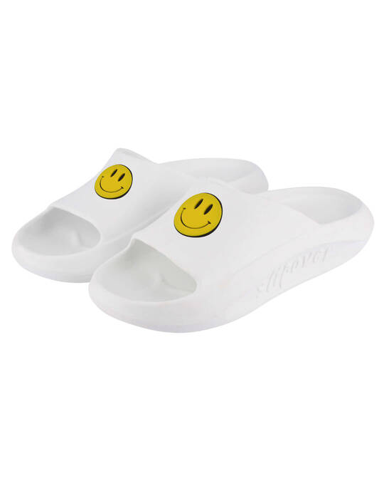 Shop Smiley White Casual Lightweight Soft Trendy Flip Flop For Women