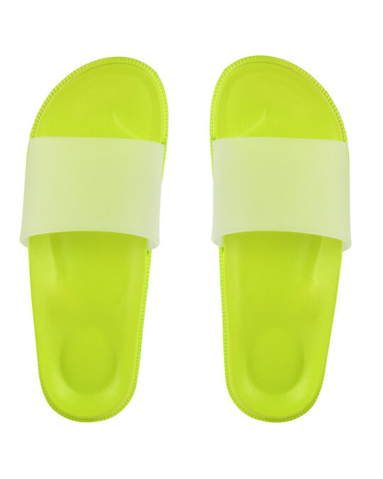 Shop Transparent Neon Casual Lightweight Trendy Flip Flop For Men-Front
