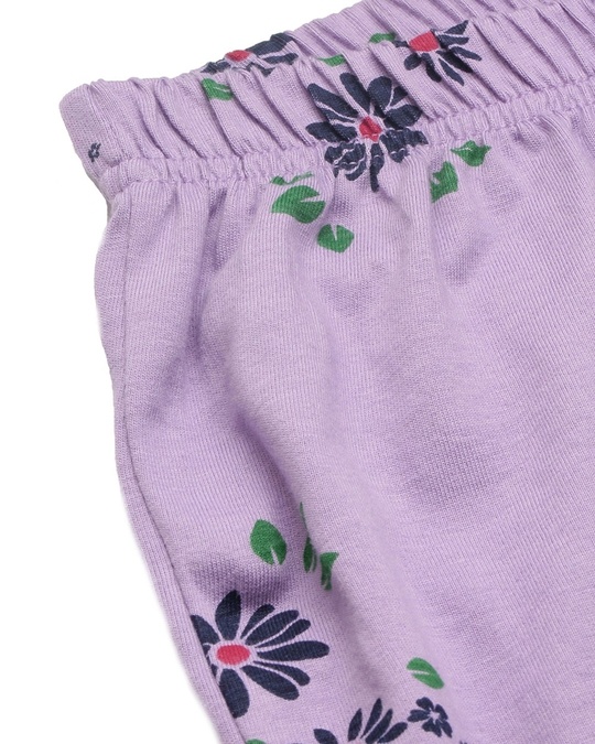 Shop Women's Lavender Printed Pyjama set