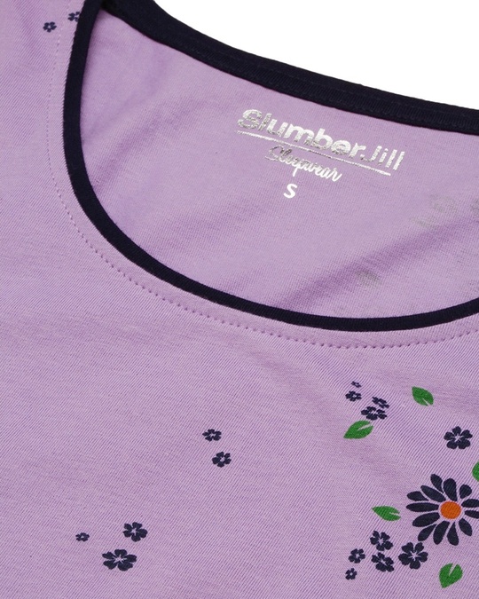 Shop Women's Lavender shorts set-Full