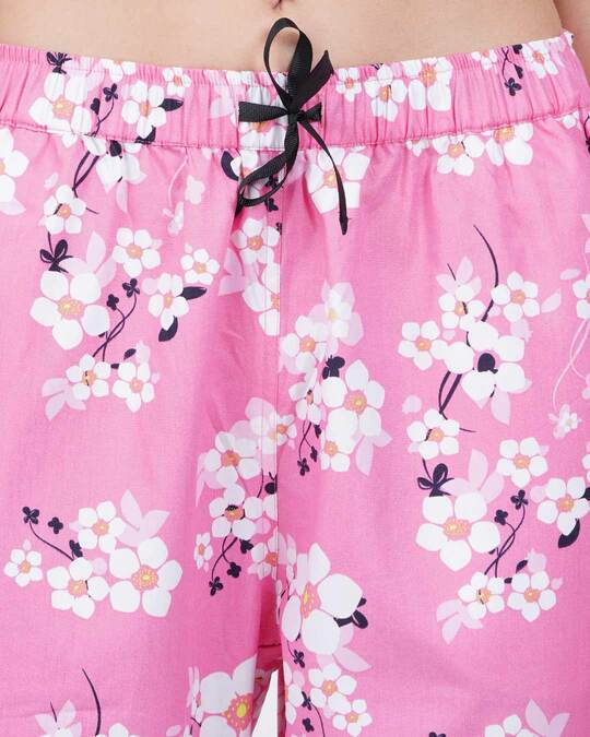 Shop Women's Pyjamas Pink Flower
