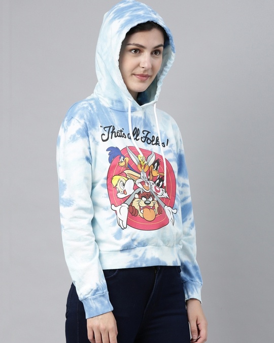 Shop Looney Tunes  Thats All Folks Hoodie-Full