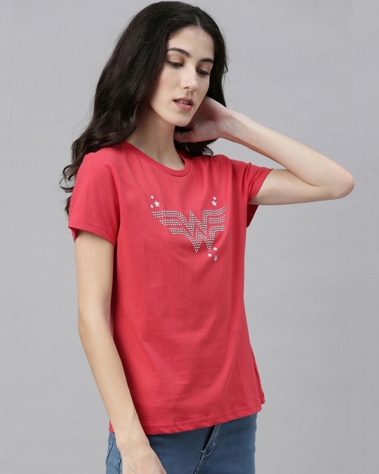 Shop Wonderwoman   Logo T Shirt-Full