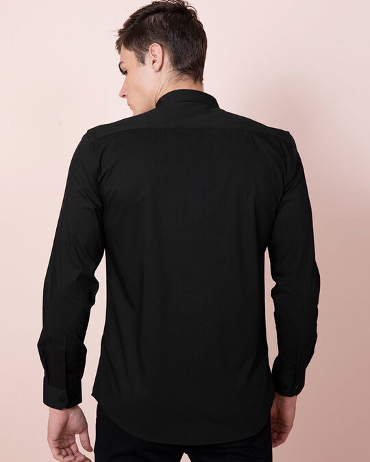 Shop Glimmer Plus Size Black Shirt-Back