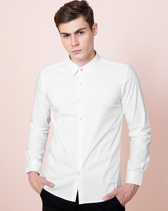 Shop Glimmer Plus Size White Shirt