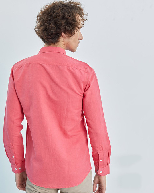 Shop Pink Double Pocket Cotlin Shirt-Design