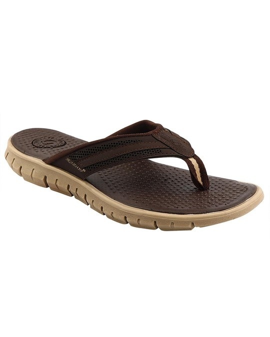 Buy Solethreads Cole Brown Beige Flip Flops For Men Online in