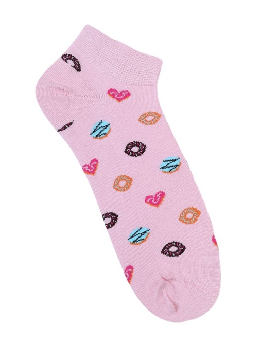 Shop Brunching Pack Of 3 Assorted Ankle Length Quirky Cotton Socks
