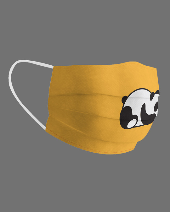Shop Lazy Panda Cotton Face Mask-Design