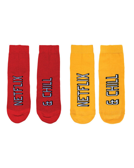 Shop Soxytoes Lets Netflix Ankle Socks (Pack of 2)-Front