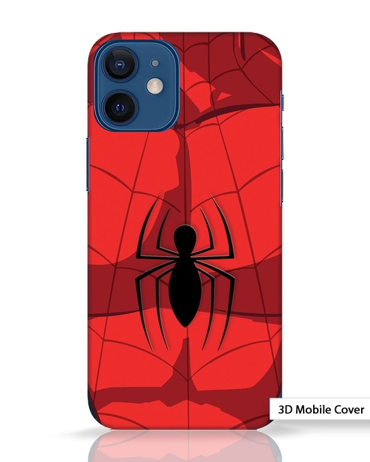 Shop Spider Suit iPhone 12 Mini 3D Mobile Cover-Front