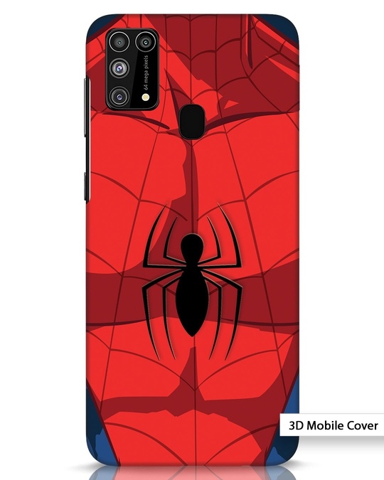 Shop Spider Suit Samsung Galaxy M31 3D Mobile Cover-Front