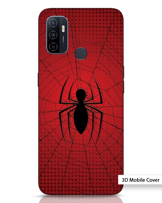 Shop Spiderman Oppo A53 3D Mobile Cover-Front