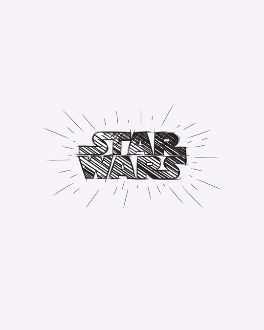 Shop Star Wars Sketchy Top (SWL)-Full
