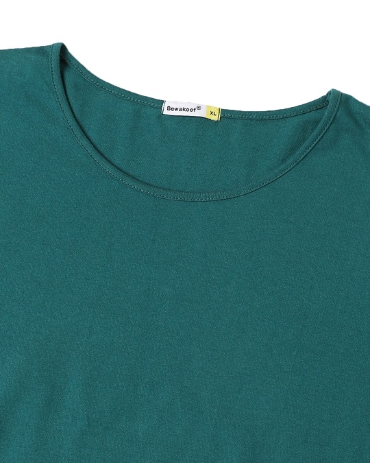 Shop Snazzy Green Plus Size Boyfriend T-shirt For Women's