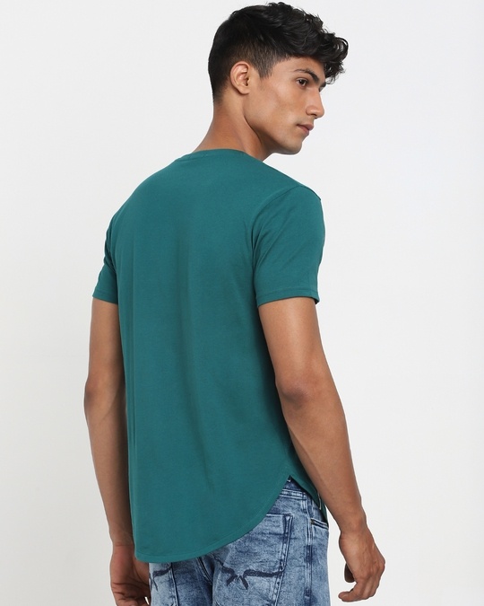 Shop Snazzy Green Pipping Apple Cut T-shirt For Men's-Design