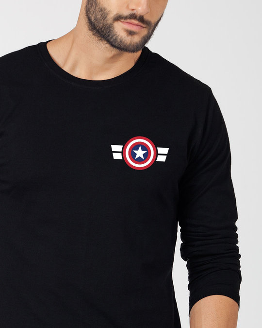 captain america long sleeve t shirt