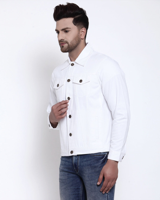 Buy Men's Solid Denim Jacket for Men Online at Bewakoof