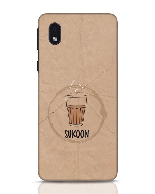 Buy Sukoon Wali Chai Samsung Galaxy M01 Mobile Cover Online in