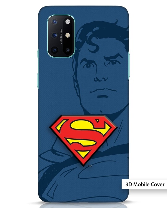 Shop Superman Shadow OnePlus 8T 3D Mobile Cover-Front
