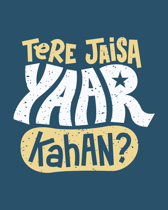 Shop Tere Jaisa Yaar Kaha? Boyfriend T-Shirt