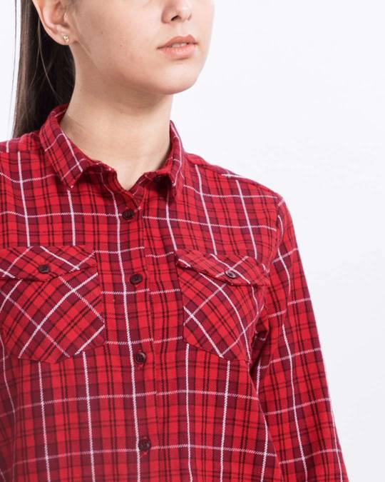 red checked shirt h&m