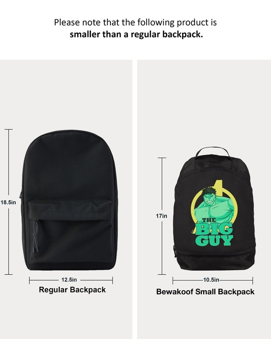 Shop The Big Guy Small Backpack-Full