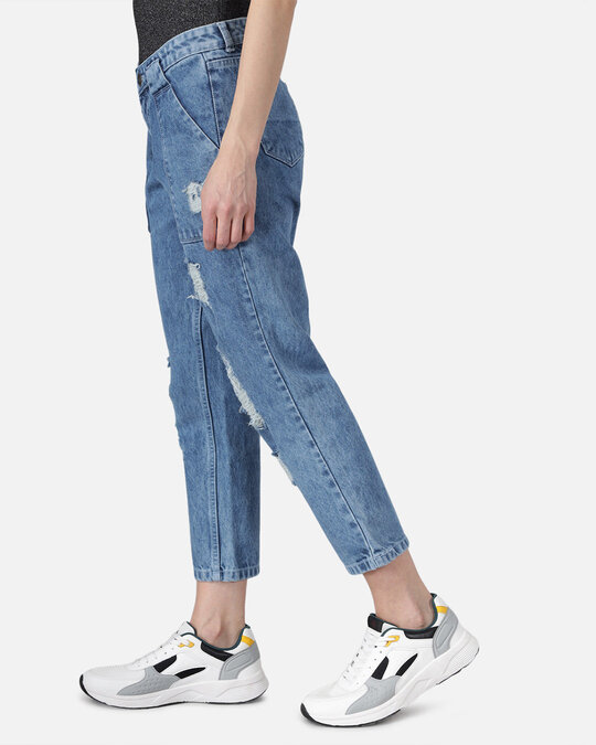 Shop Women's Light Blue Jeans-Back